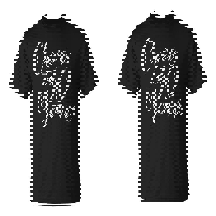 10歳、10歳の誕生日、グループ、10周年記念に乾杯。 Tシャツ