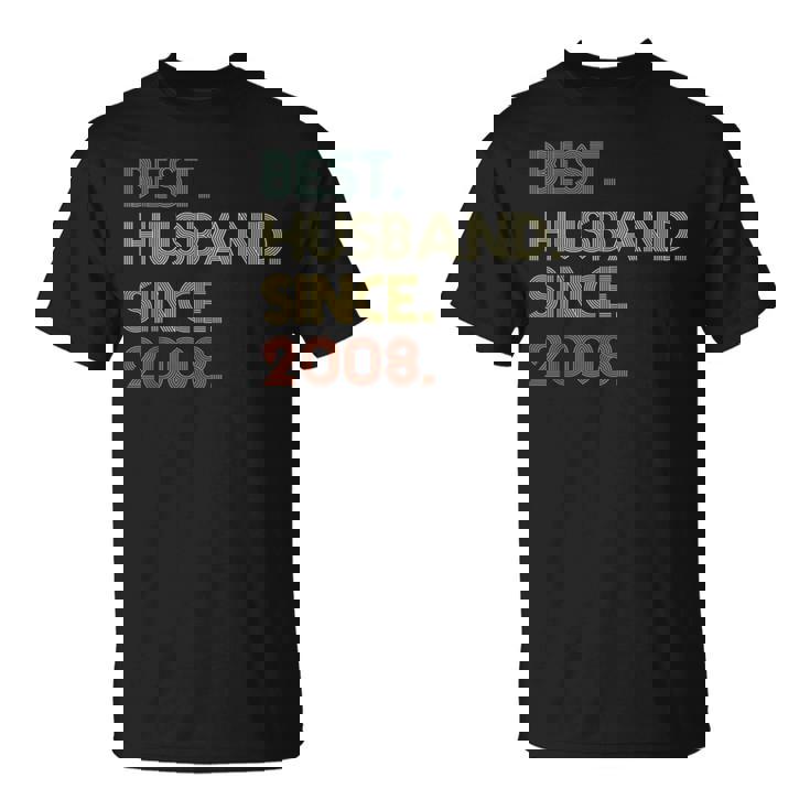 12Th Wedding Anniversary Husbandince 2008 Tシャツ