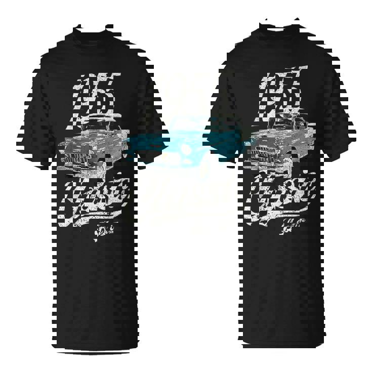 1955 シボレーベルエアブルー Tシャツ