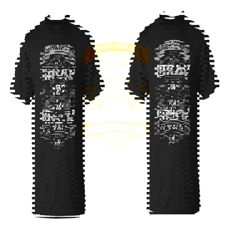 1959年1月生まれの65歳の誕生日伝説 Tシャツ