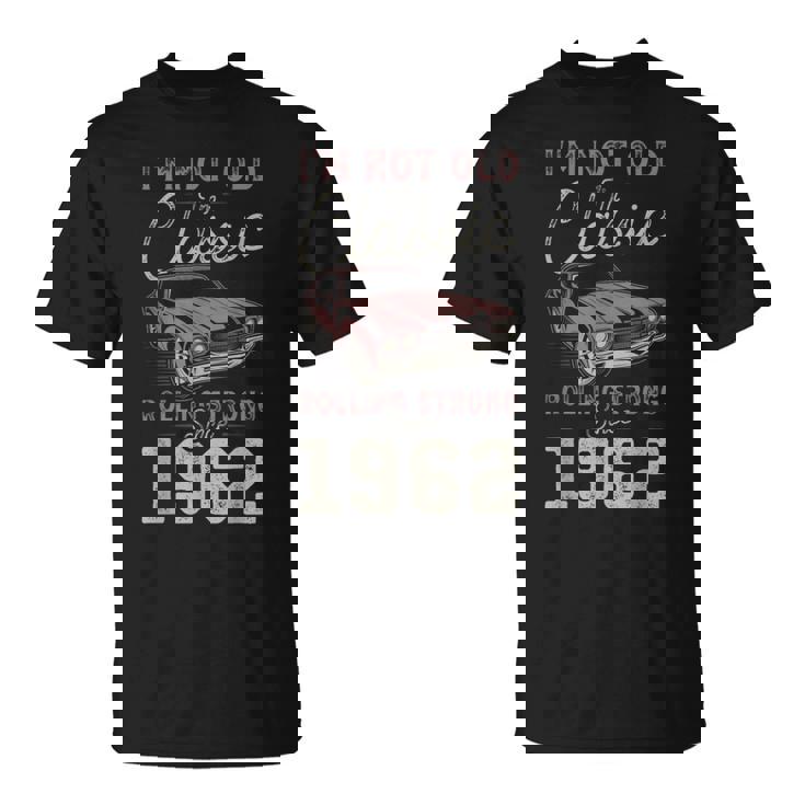 1962 マッスルカー 63歳の誕生日 クラシックカー Tシャツ
