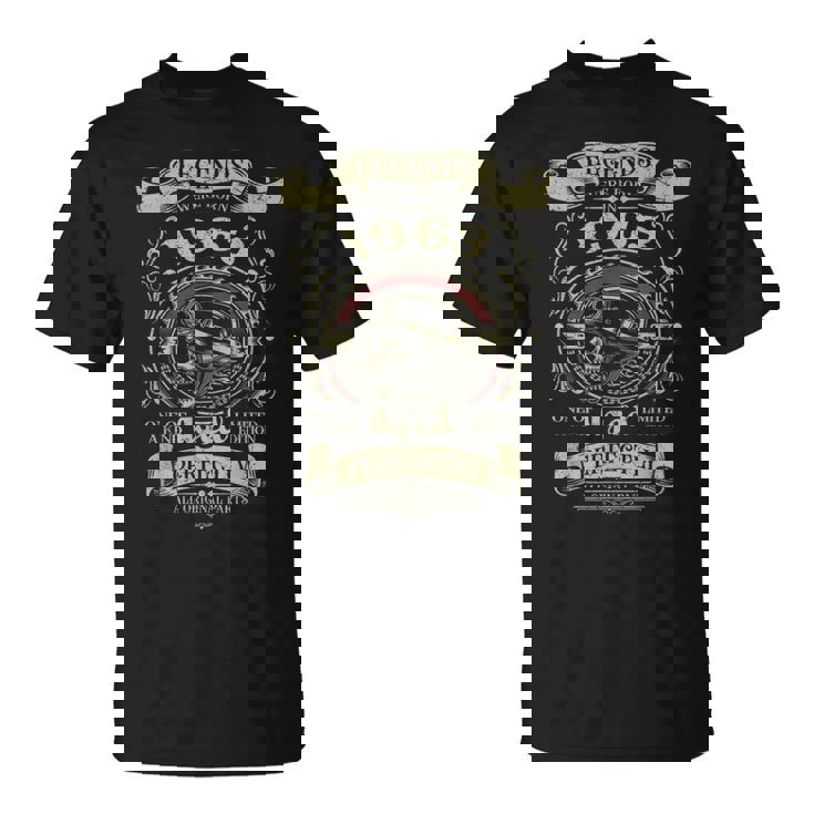 1963年 還暦 バイカー バイク レジェンド 誕生 Tシャツ