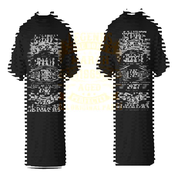 1965年3月 60歳 誕生日プレゼント 男性 60歳の誕生日 Tシャツ