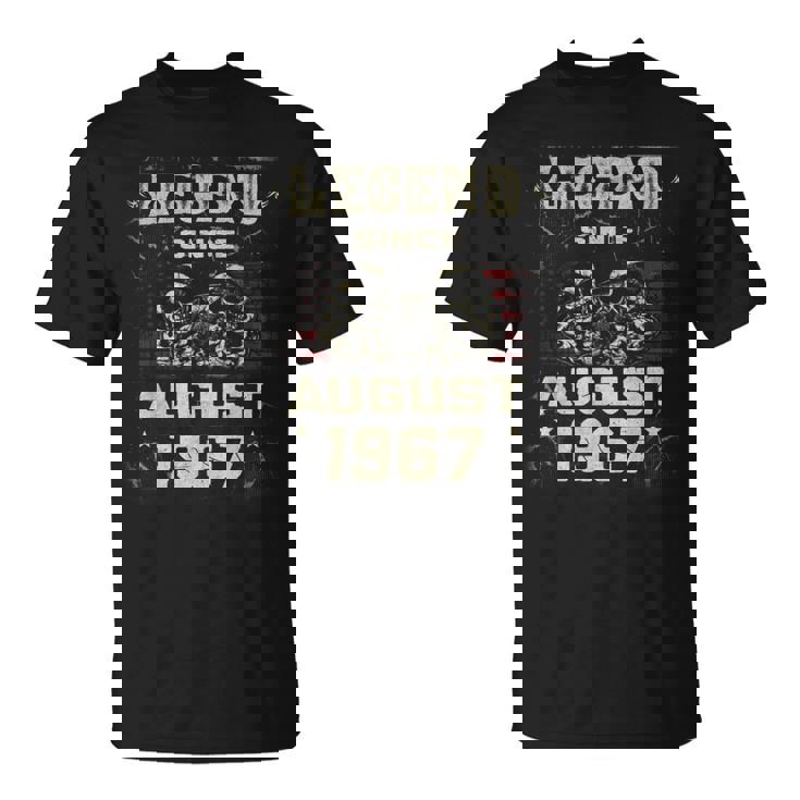 1967年8月より伝説 1967年8月生まれの誕生日 Tシャツ