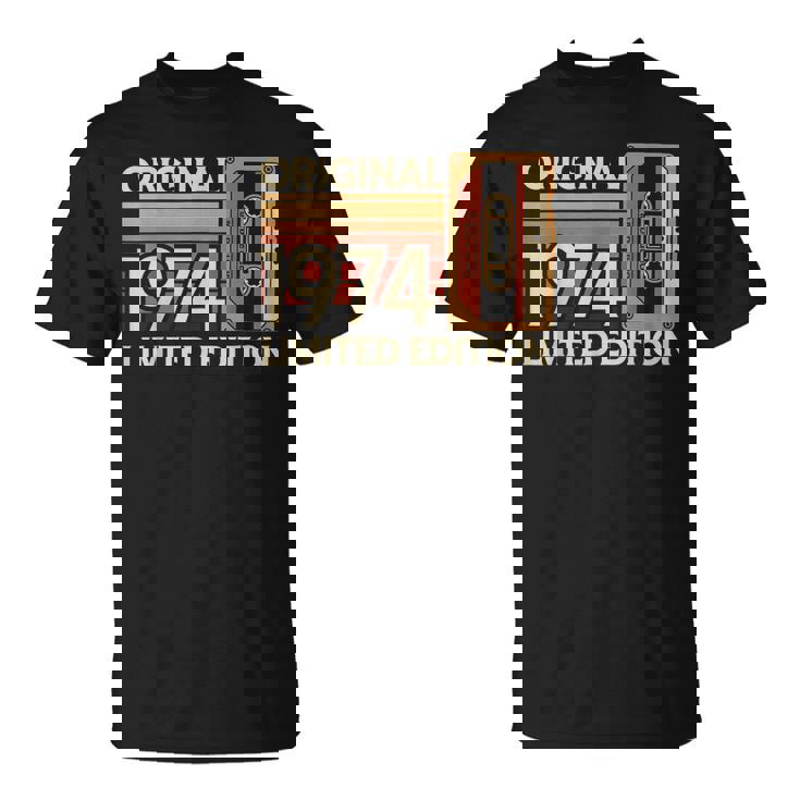 1974 誕生日 カセットテープ ヴィンテージ レトロ 1974 Tシャツ