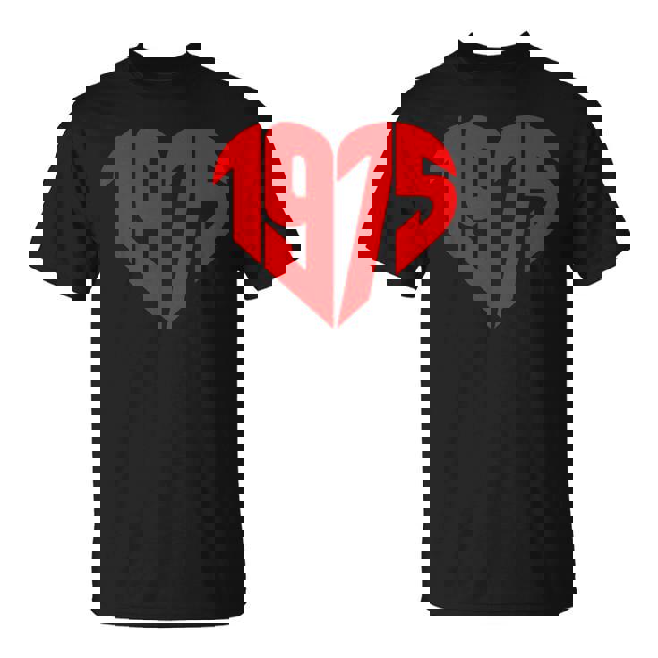 1975 ハート ヴィンテージ 1975年製 ハート型 愛 50歳の誕生日に Tシャツ