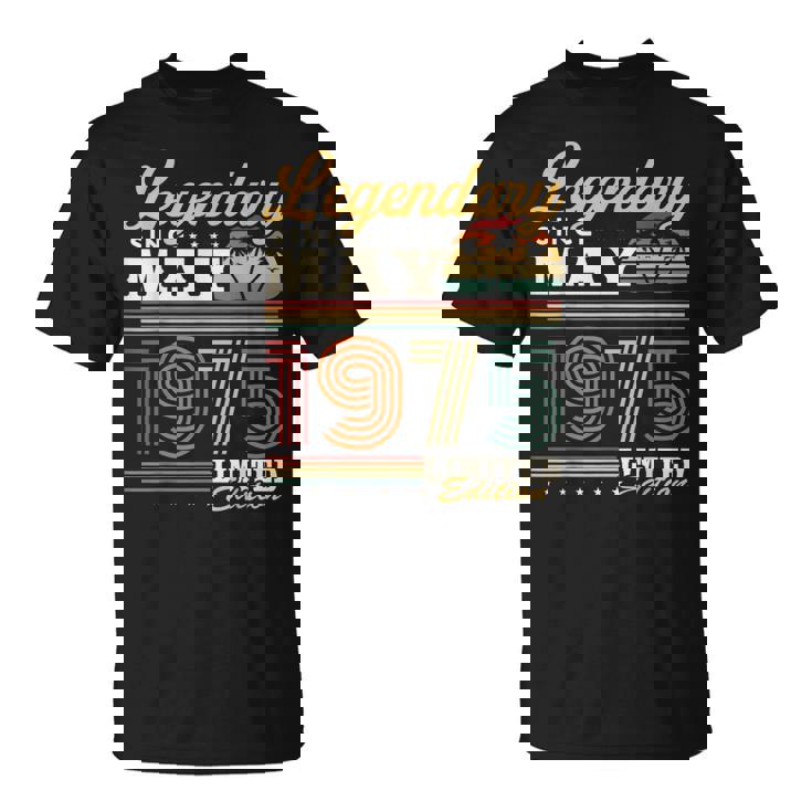 1975年5月生まれ 50年 ヴィンテージ 誕生日プレゼント Tシャツ