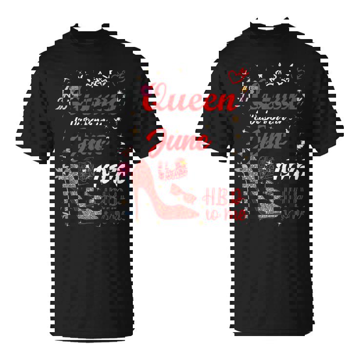 1976年6月 誕生日 この女王は1976年6月に生まれました Tシャツ