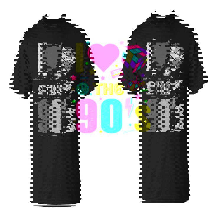 1990'S 90S Retro I Heart The Nineties Costume Party Tシャツ