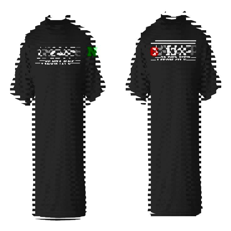 1N23456 オートバイ フットギアシフト Tシャツ