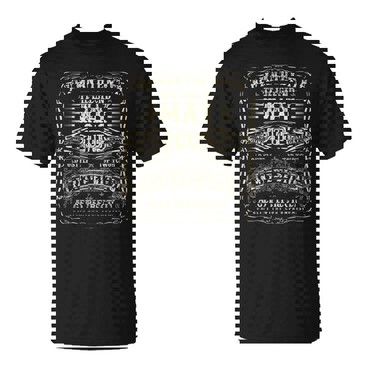 2005年5月 20歳の誕生日プレゼント 男性用 20歳 誕生日 Tシャツ