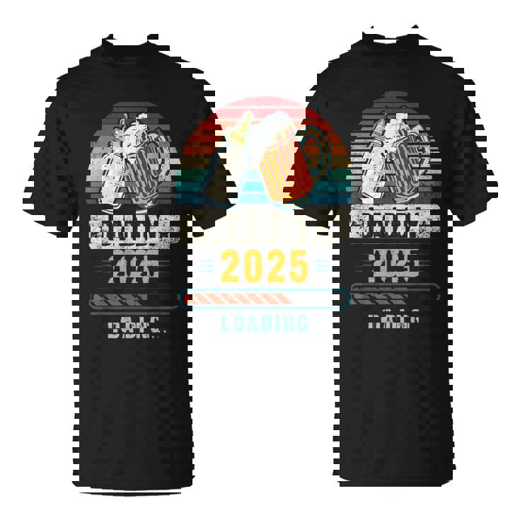 2025 年のお父さん 出産のお知らせ 父親になる予定の人 これから父親になる人 Tシャツ