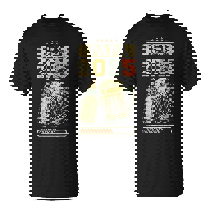 2025 年のお父さん 出産のお知らせ 父親になる予定の人 未来のお父さん Tシャツ