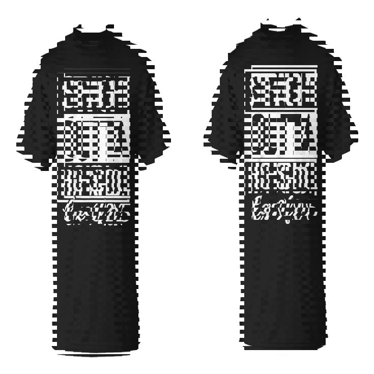 2025年のストレートアウトタ高校授業 Tシャツ