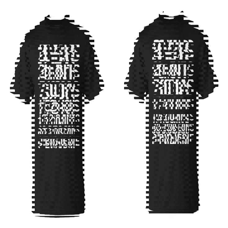 20歳の誕生日ギフト 20歳向け Tシャツ