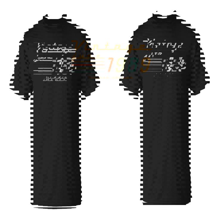 36歳の誕生日プレゼント 男性用 1989年6月 36歳 誕生日 Tシャツ