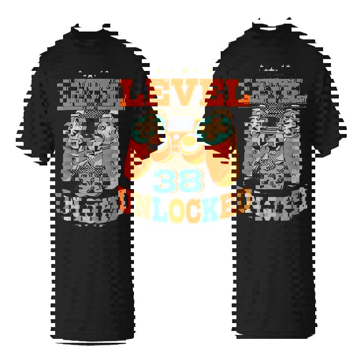38歳の誕生日プレゼント 38歳 男性と女性、ビデオゲーム 1983年生まれ Tシャツ