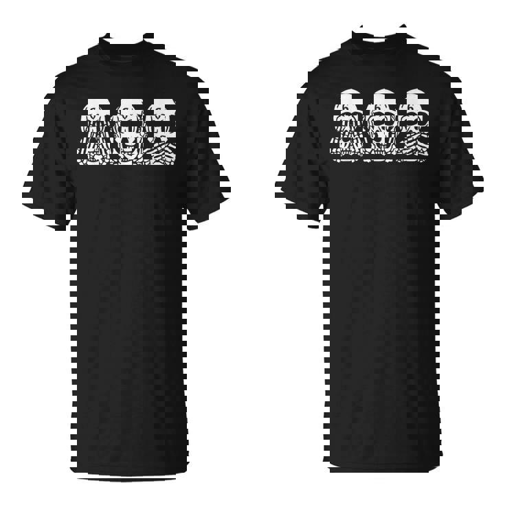 3Atanic 666Kullsee No Hear Nopeak No Evil Tシャツ