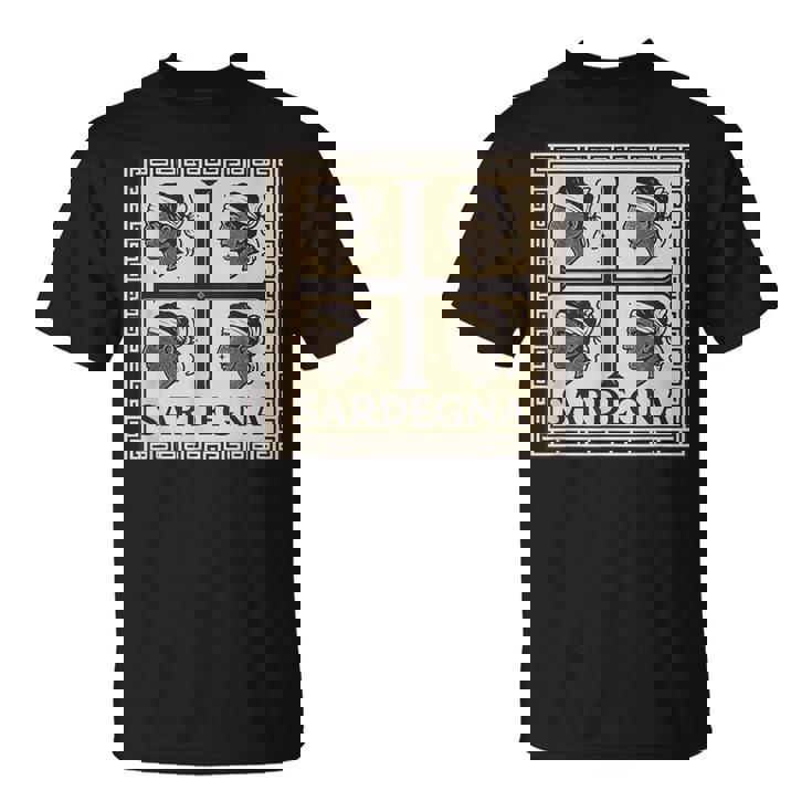 4 森 サルデーニャ 旗 サルデーニャ ギフト ローマ風 Tシャツ