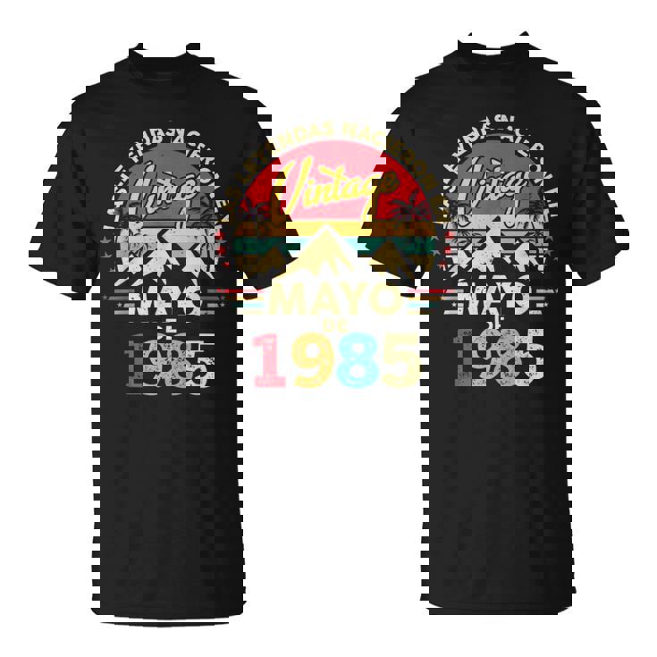 40 Años Cumpleañosintage Nacido En Mayo 1985 Camiseta unisex