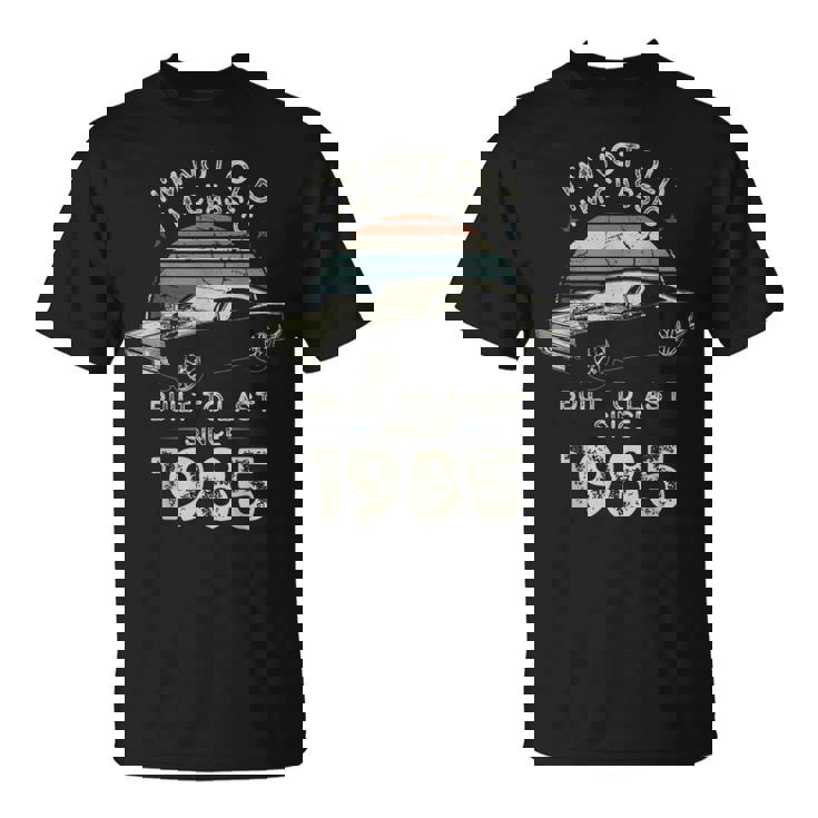 40歳の誕生日 1985年クラシックカー Tシャツ