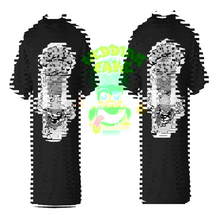 420 カンナビスカルチャーストーナー ウェディングケーキ 雑草ひずみ Tシャツ