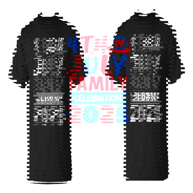 4Th Of July 2025 Family Celebration Matching Group T-Shirt