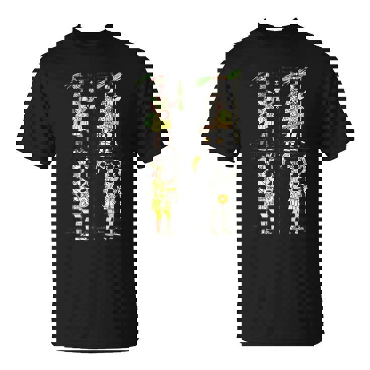 4つのアステカルーラー、フィレンツェコーデックス。 Tシャツ