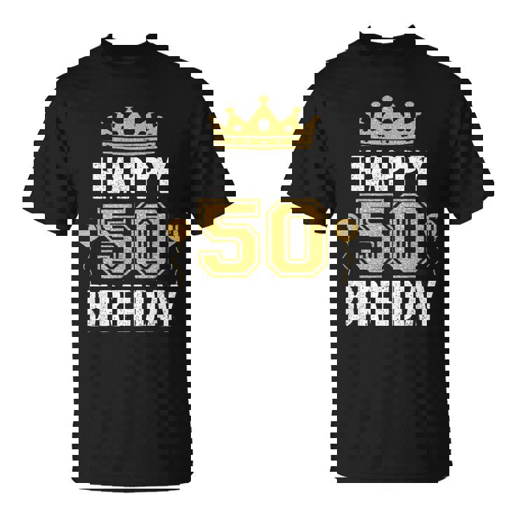 50歳の男性と女性のための50歳の誕生日のアイデア Tシャツ