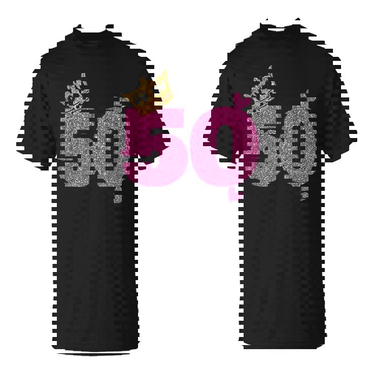 50歳の誕生日 王冠 50歳の誕生日 Tシャツ