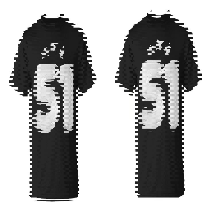 51 歳の誕生日番号 51 バルーン 51 歳の誕生日 Tシャツ