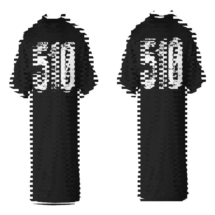 510 市外局番 オークランド Ca 携帯電話 市外局番510 Tシャツ