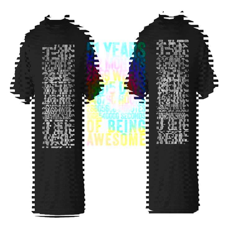 51歳の誕生日の面白いシャツ オールドメーター 面白い51歳ギフト Tシャツ