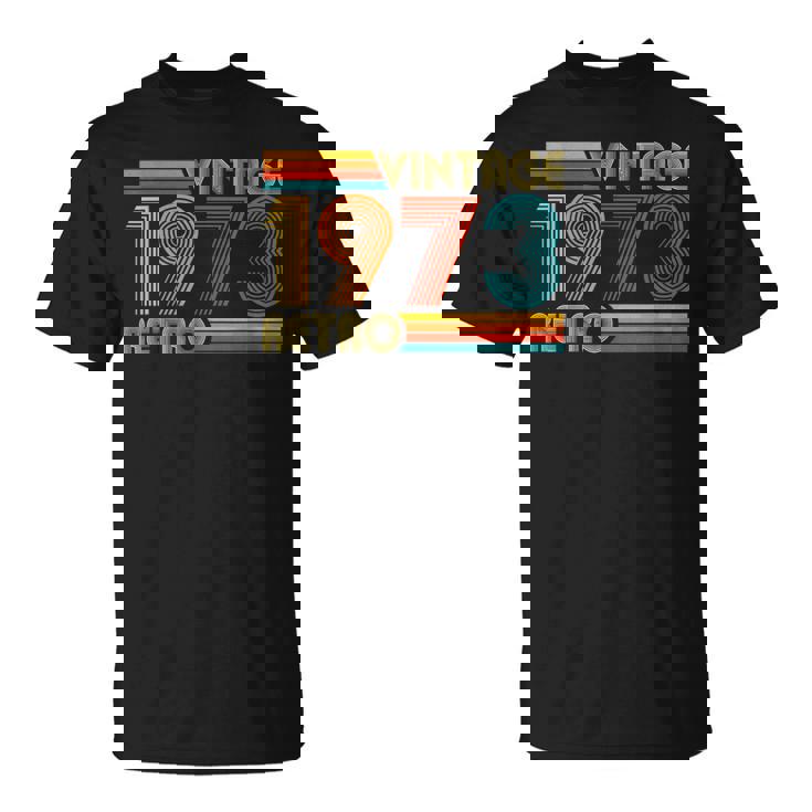 52歳の誕生日プレゼント 52歳 男性 女性 レトロ ヴィンテージ 1973 Tシャツ