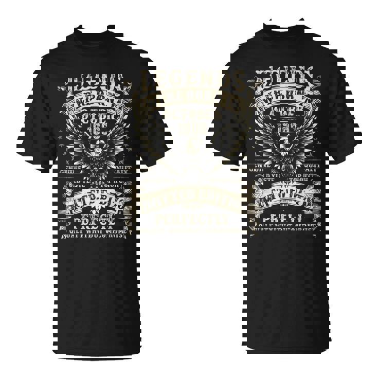 58歳 誕生日プレゼント 男性用 58歳 10月 1966年 Tシャツ