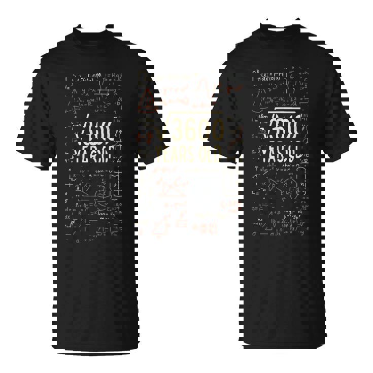 60 Años Cumpleaños Raíz 3600 Mates Ingeniosointage Camiseta unisex