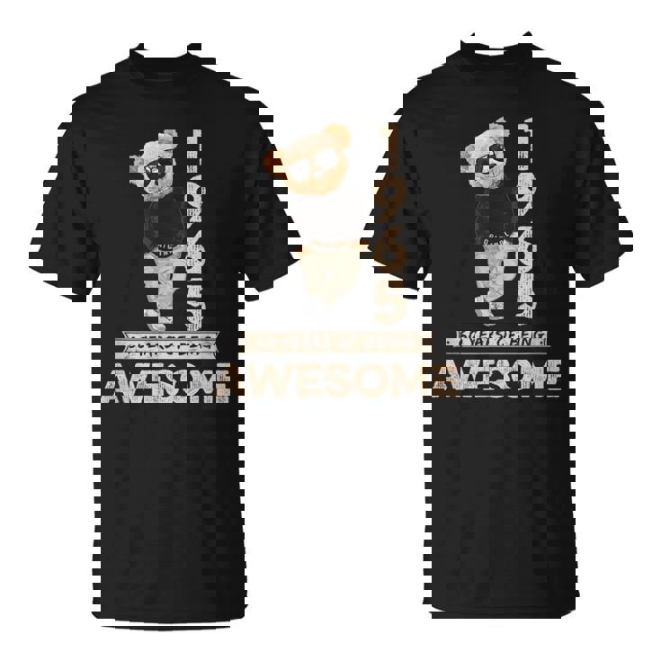 60歳の誕生日 メンズ レディース 1965年 オリジナル 素晴らしいテディベア Tシャツ