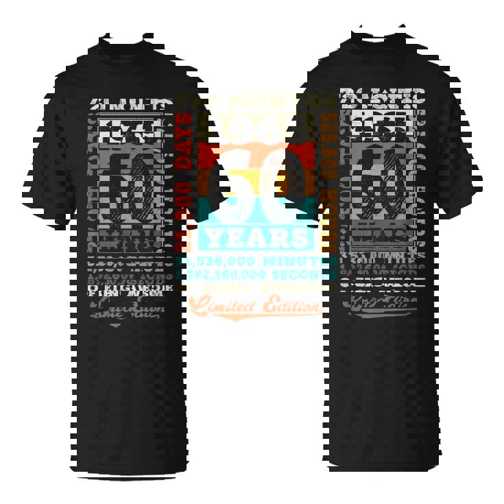 60歳の誕生日 60歳 720ヶ月 すごい生まれ 1965年 Tシャツ