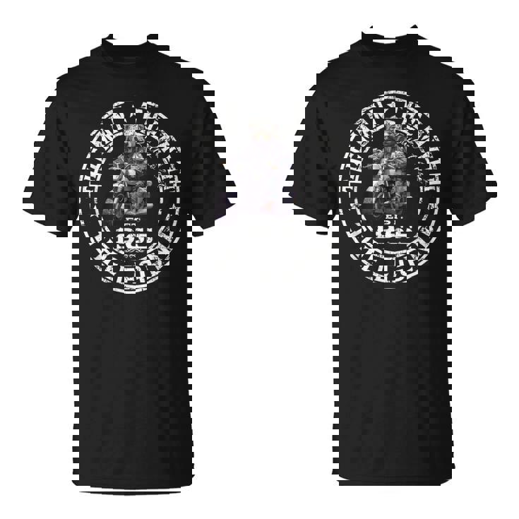 60歳の誕生日 男性 オートバイ バイカーベア 1965 Tシャツ