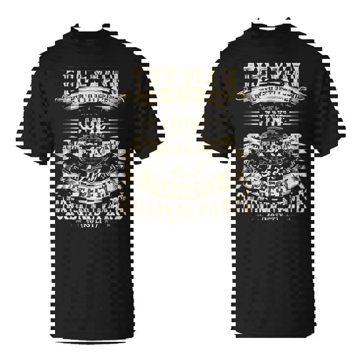 60歳の誕生日ギフト 男性用 面白い 60歳 誕生日 1964年6月 Tシャツ