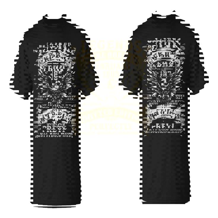 60歳の誕生日プレゼント 男性用 60歳の誕生日 1965年2月 Tシャツ