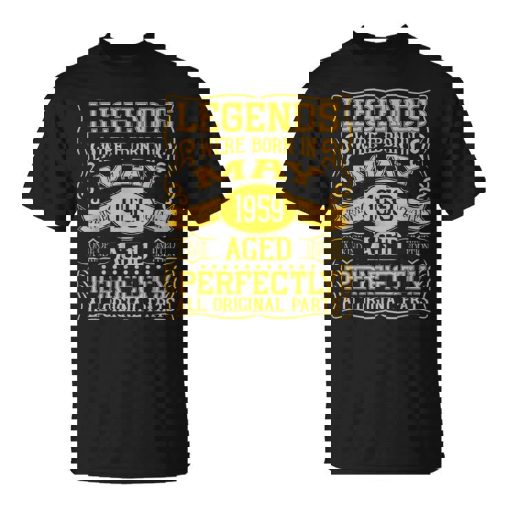 66歳の誕生日伝説は1959年5月に誕生しました。 Tシャツ