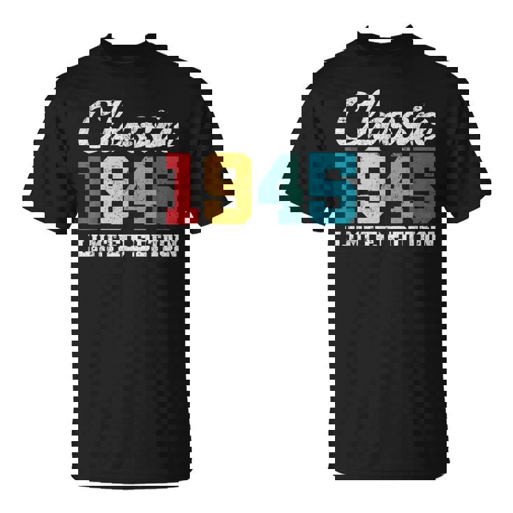 80歳クラシック1945年限定版レトロ80歳の誕生日 Tシャツ