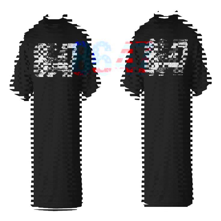 86 47 反トランプ大統領人権 8647 Tシャツ