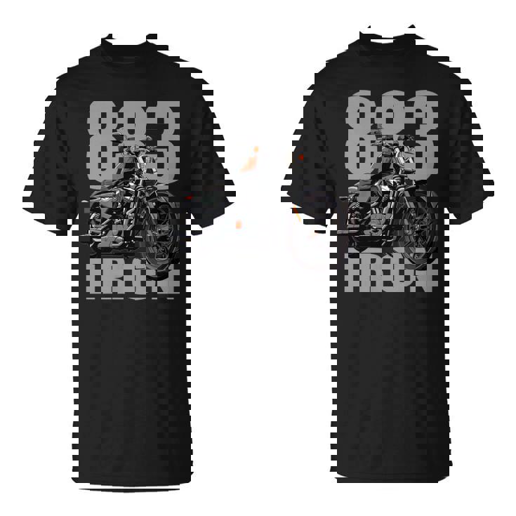 883 アイアンクラシックモーターサイクルバイカー 長袖tシャツ Tシャツ