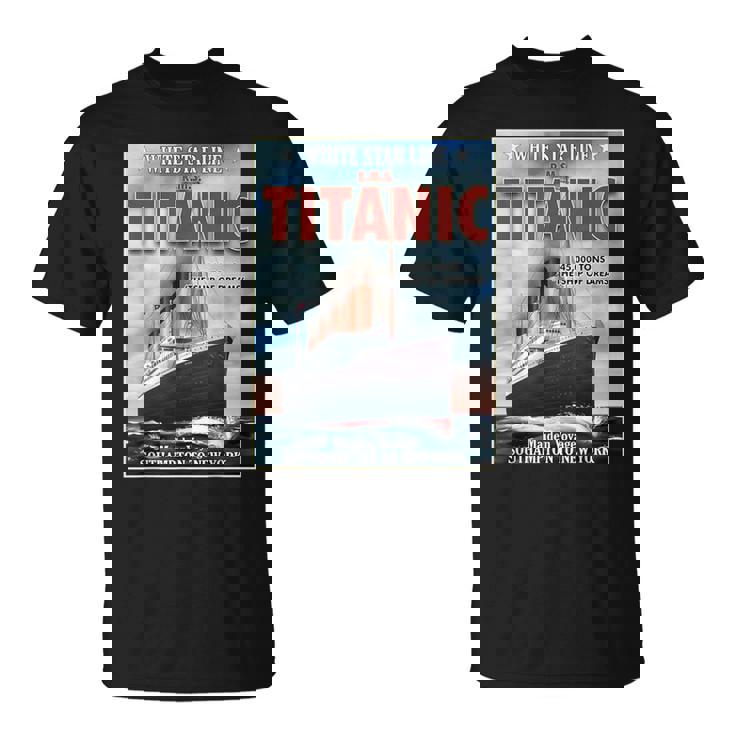 A 1912 ヴィンテージ タイタニック 航海船 クルーズ船 Tシャツ