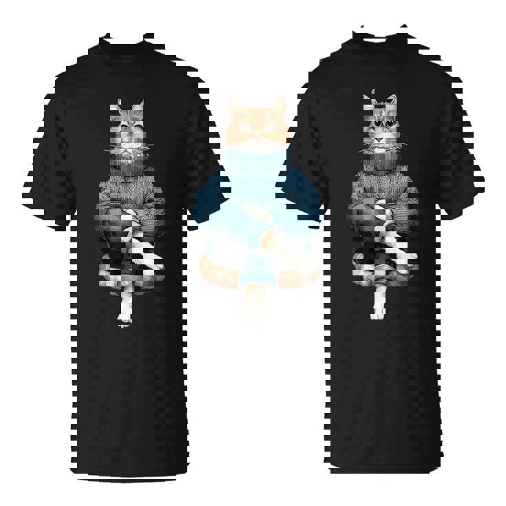 A Cozy Cat Wear Aweater And お揃い パンツ Tシャツ