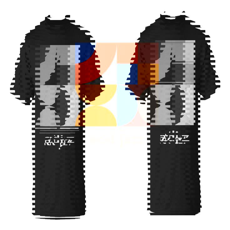 Acid Jazz ヴィンテージジャズミュージックバンド ミニマルtシャツ Tシャツ