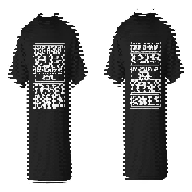 Acosta 姓 ファミリーネーム パーソナライズ Acosta Tシャツ