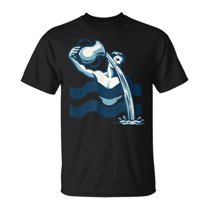 Acuarioigno Del Zodiaco Astrología Horóscopo Acuario Camiseta unisex